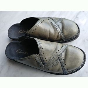 Clarks Slip On Mules Clogs 6: Gray